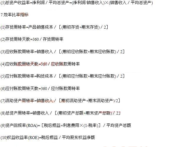 2014年銀行從業資格考試<風險管理>常用公式3