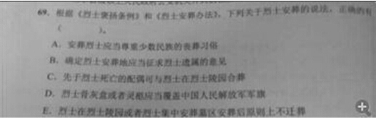 中級《法規與政策》真題6